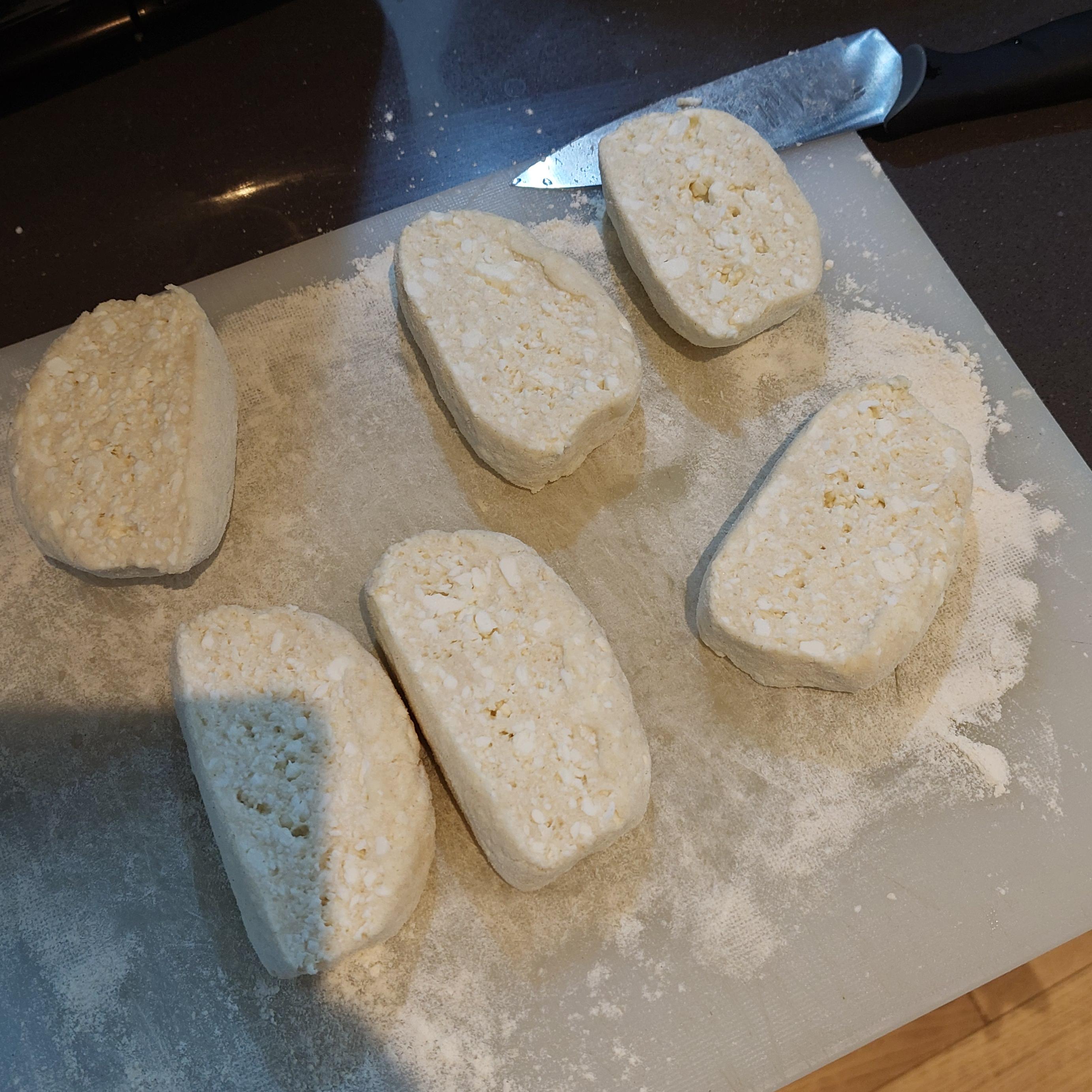 Cut into equal pieces.